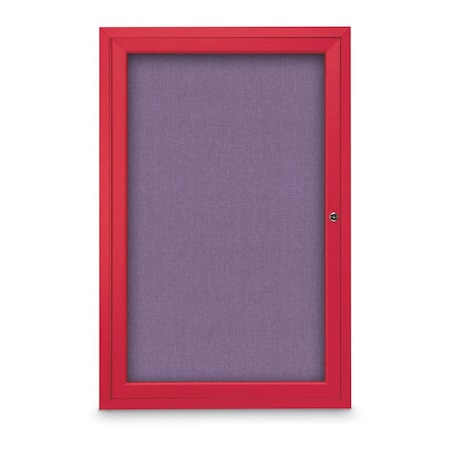 United Visual Products Slim Enclosed Corkboard, 11"x13-1/2", Bronze Alum Frame/Cork UVEB1113-BRONZE-CORK
